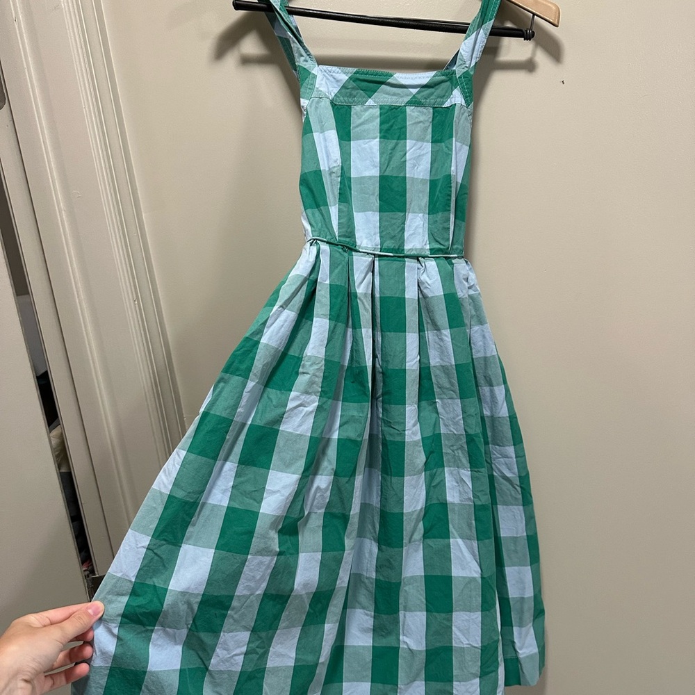 J Crew Checkered Sundress